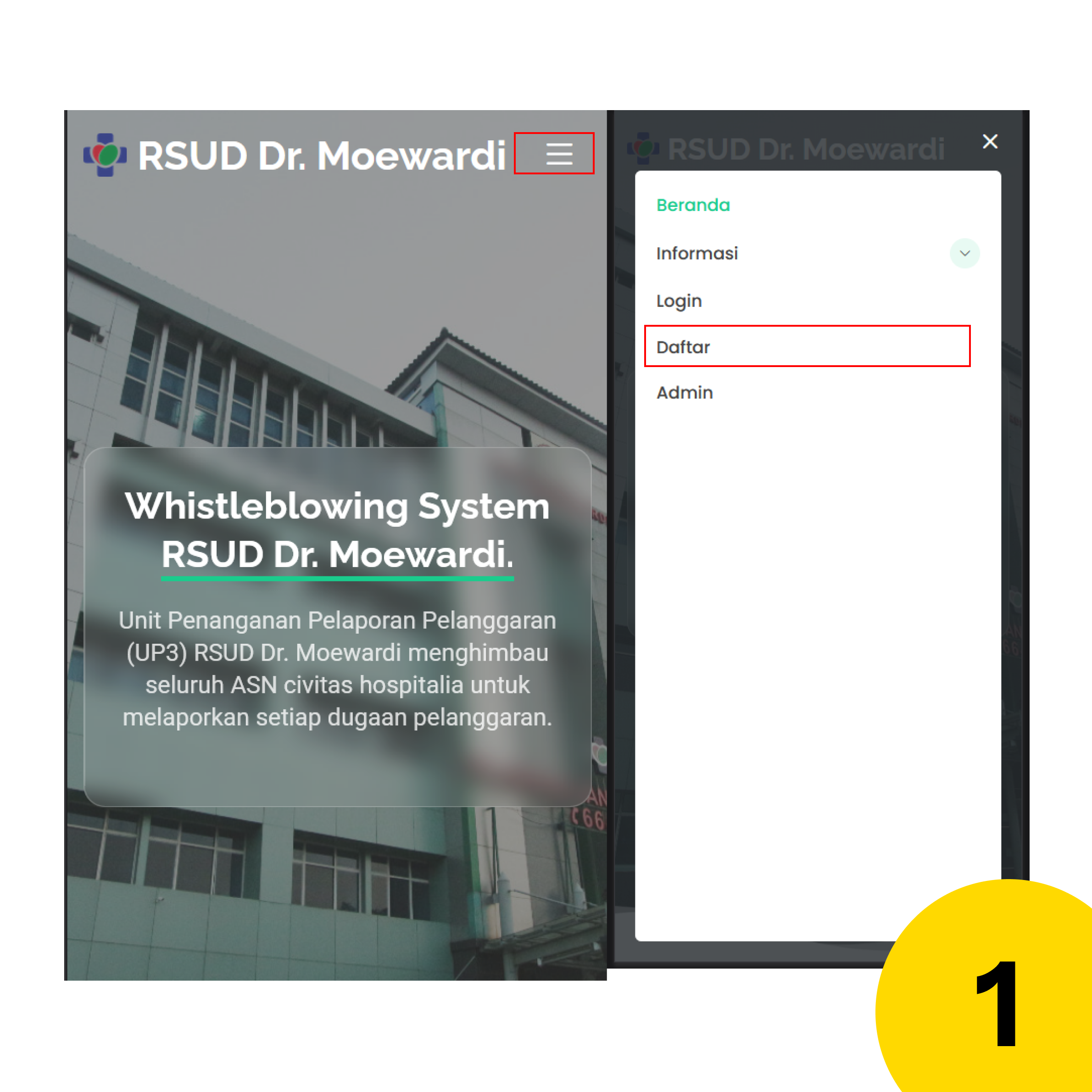 Langkah 1: Masuk ke Aplikasi