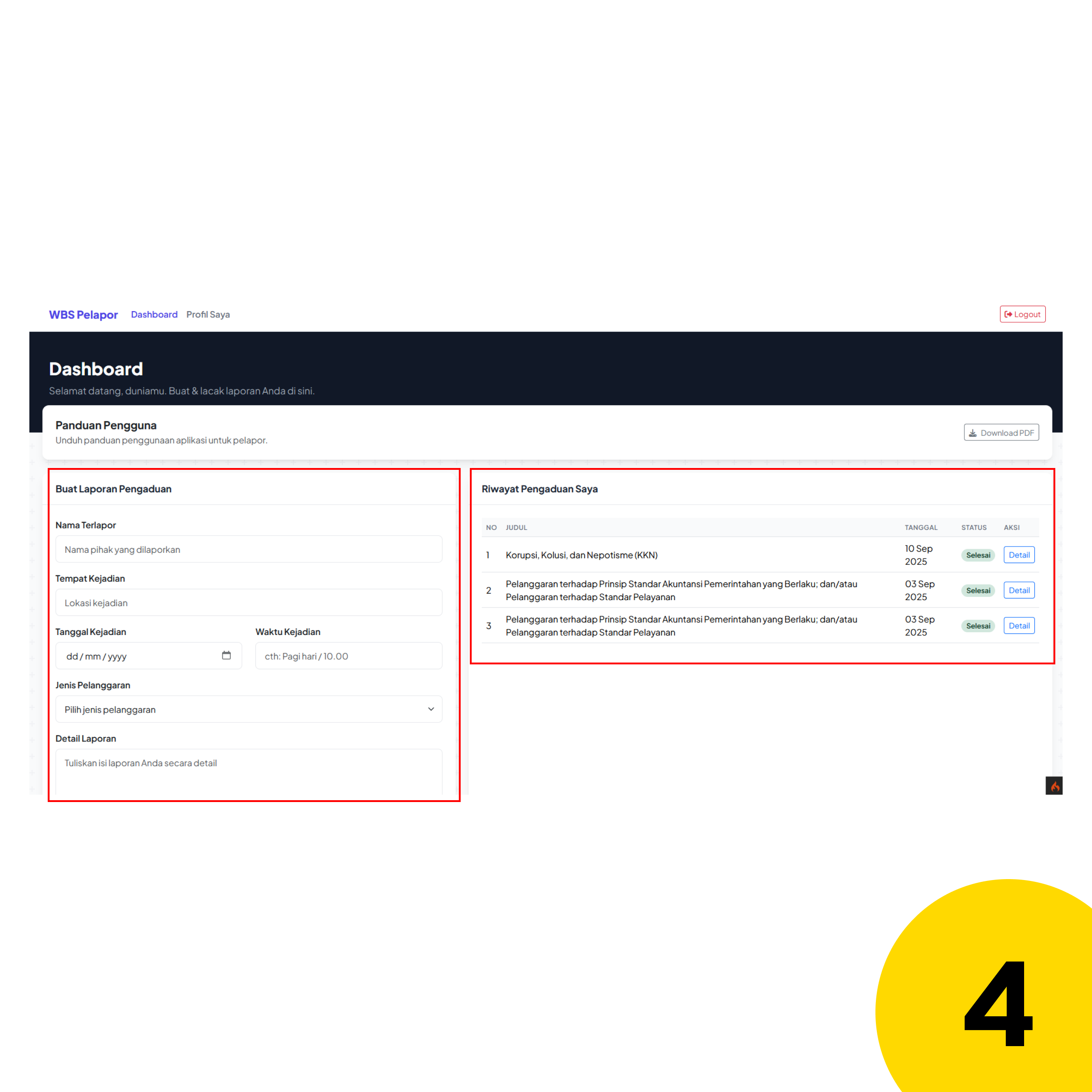 Langkah 4: Lengkapi Formulir